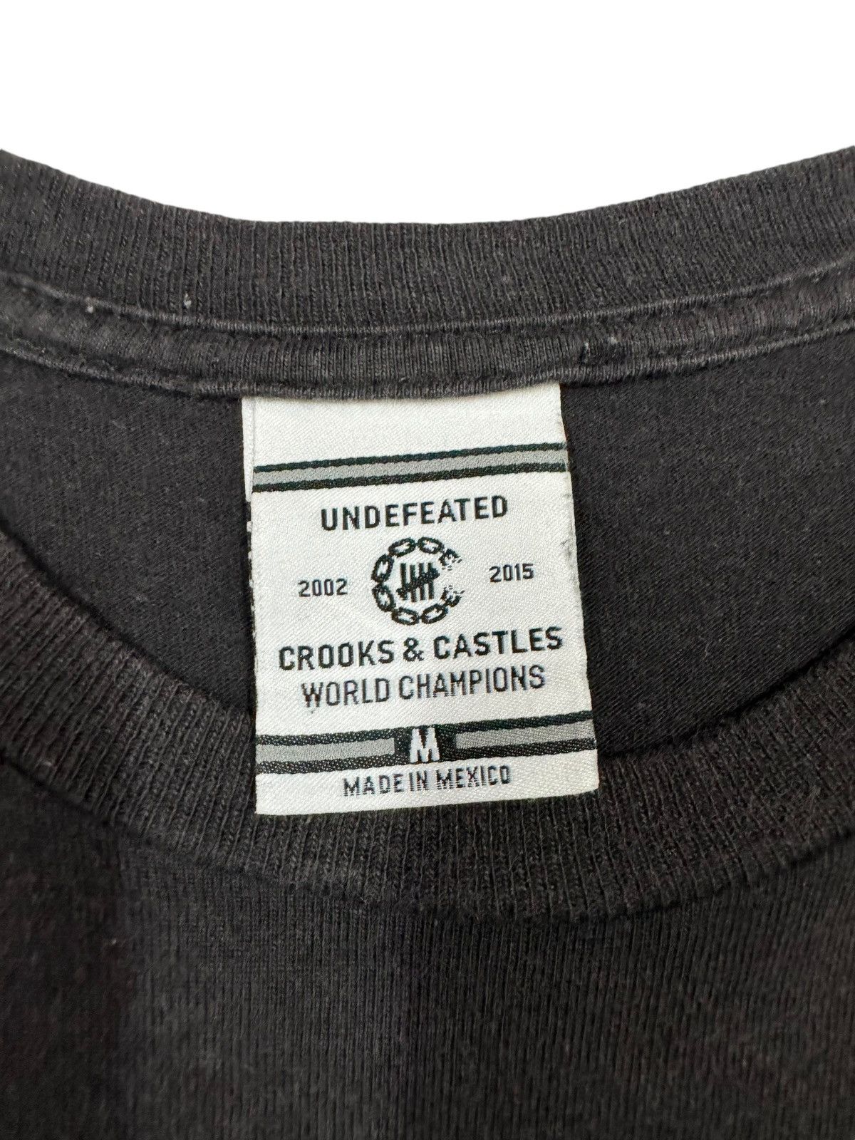 Crooks & Castles × Undefeated Undefeated X Crooks & Castle World Champions Hockey Ice Tee Size US M / EU 48-50 / 2 - 9 Thumbnail