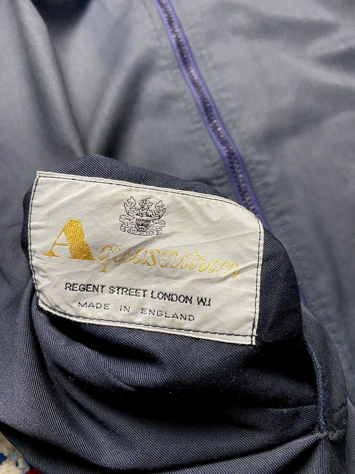 Aquascutum × Vintage 1980s Aquascutum 1st Early model Brackenbury Blouson Coat Size US L / EU 52-54 / 3 - 9 Thumbnail