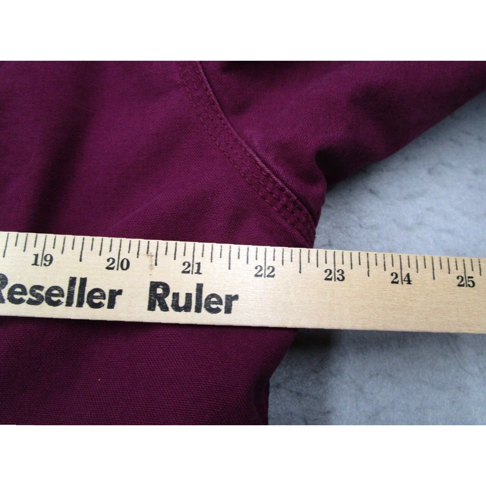 Vintage Berne Jacket Women Large Tall Red Sherpa Lined Full Zip Hooded Workwear Size L / US 10 / IT 46 - 7 Thumbnail