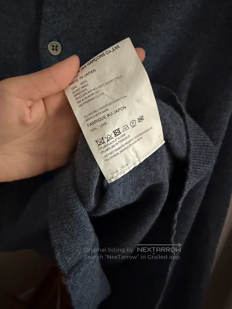 Comme des Garcons Comme Des Garcons Cuff mini red heart pure wool cardigan s Size M / US 6-8 / IT 42-44 - 7 Thumbnail