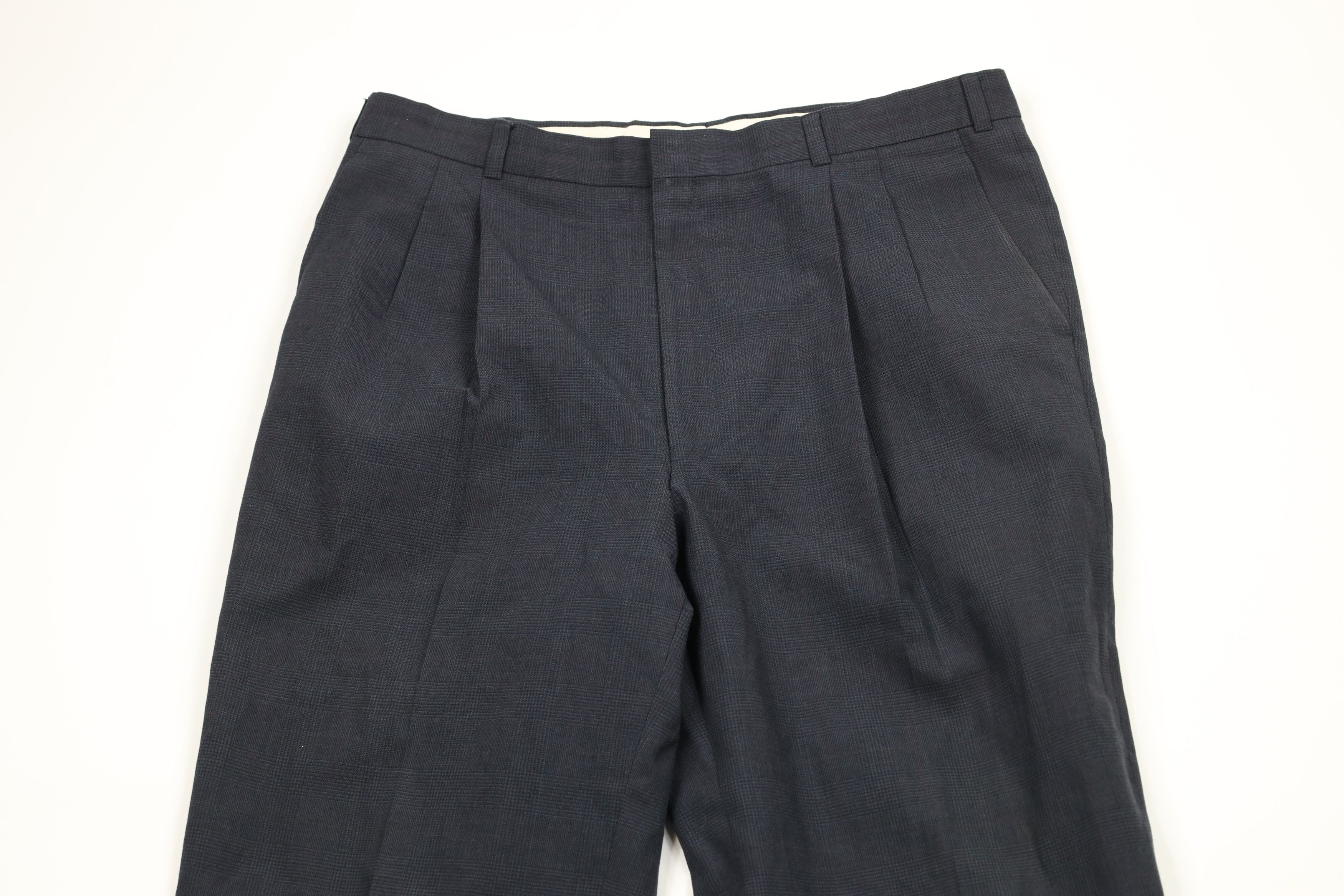 Vintage Vintage 90s Streetwear Wide Leg Chino Pants Houndstooth Size US 36 / EU 52 - 2 Thumbnail