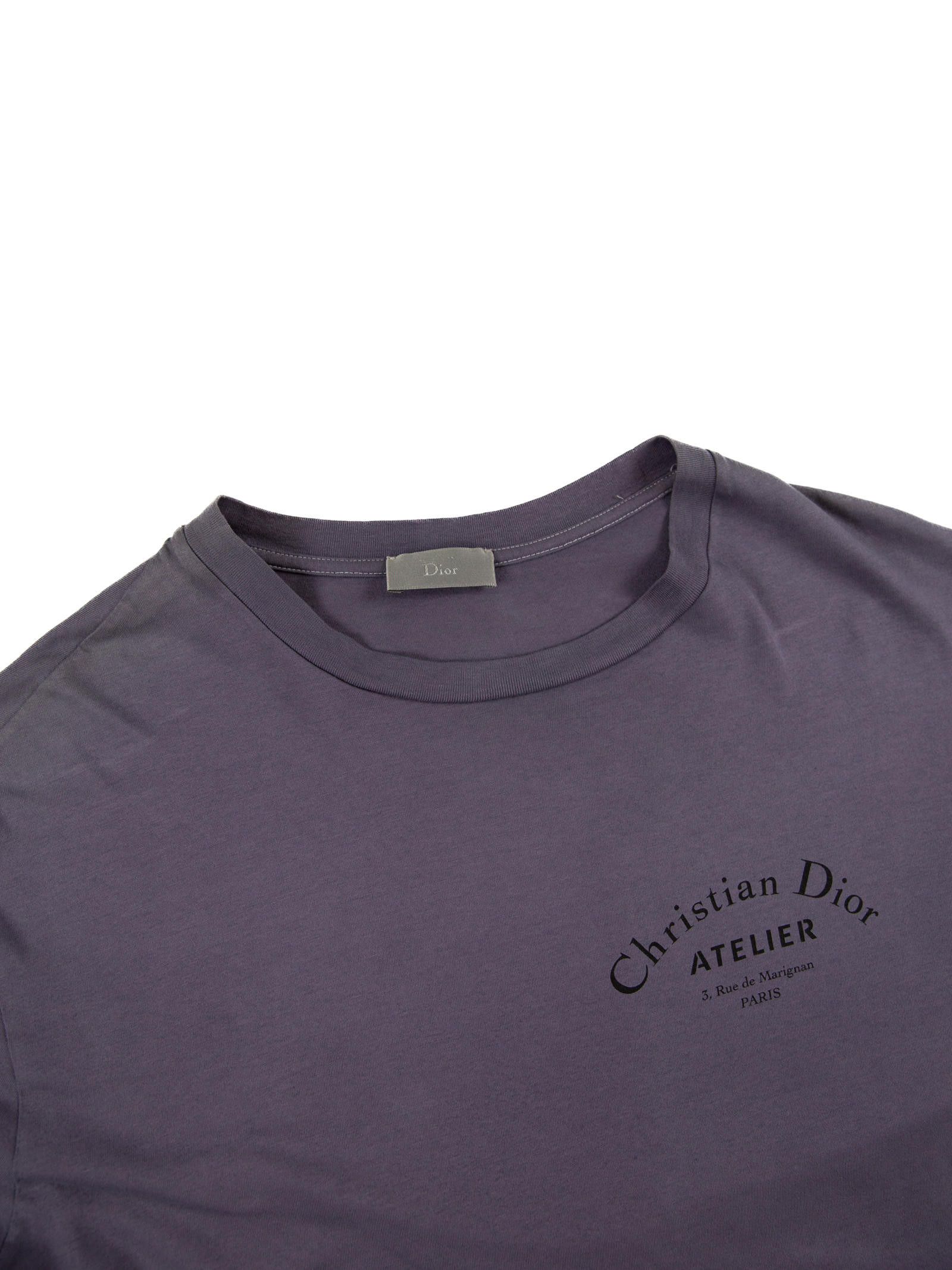 Designer Christian Dior Atelier Purple Dyed T Shirt Size US XS / EU 42 / 0 - 5 Thumbnail