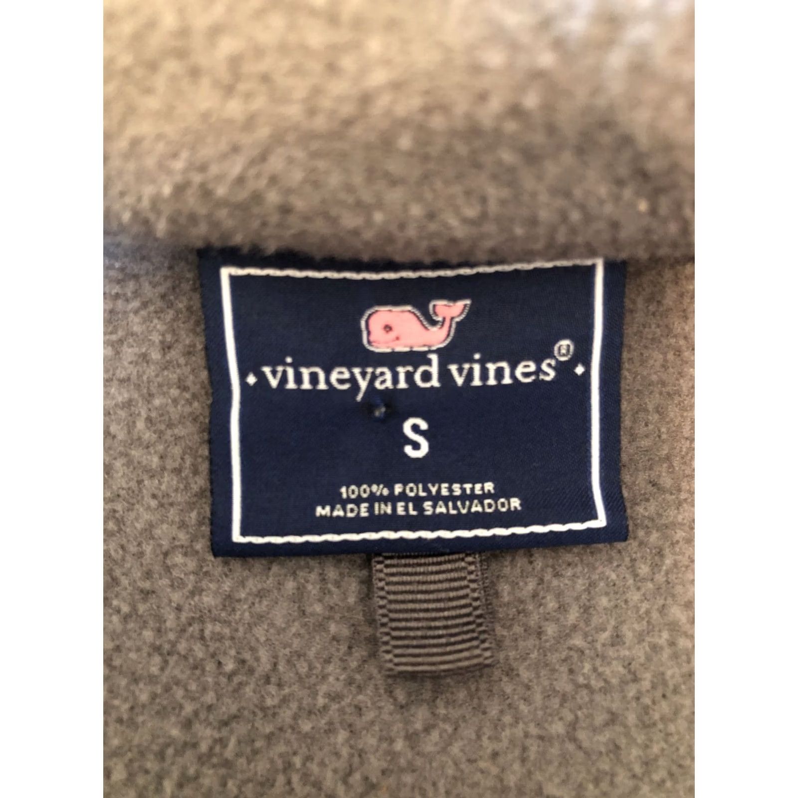Vineyard Vines Vineyard Vines Fleece Vest Blue Gray Men’s Size S Full Zip Whale Baseball? Size US S / EU 44-46 / 1 - 4 Thumbnail