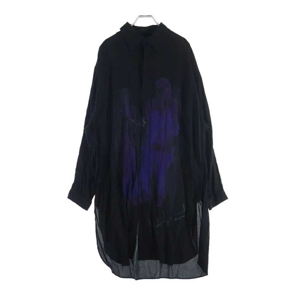 Yohji Yamamoto Yohji Yamamoto POUR HOMME 20SS rayon long shirtsHN-B53-233 Size US S / EU 44-46 / 1 - 1 Thumbnail