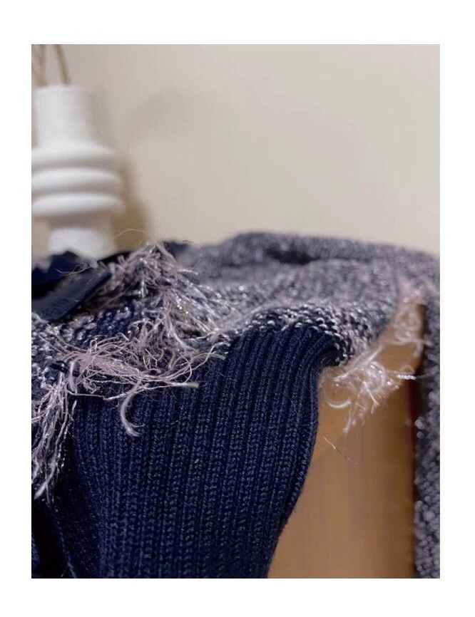 Vivienne Westwood Vivienne Westwood Navy Blue Tone Sweater Size M / US 6-8 / IT 42-44 - 3 Thumbnail