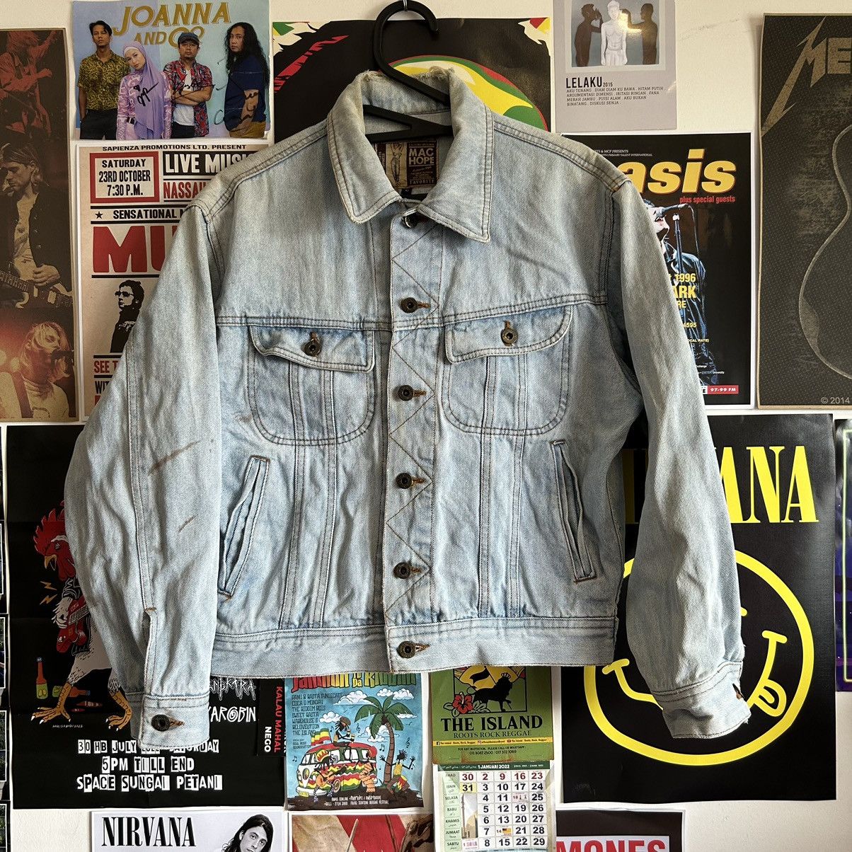 Vintage Vintage Mac Hope Trucker Denim Jacket Size US M / EU 48-50 / 2 - 1 Thumbnail