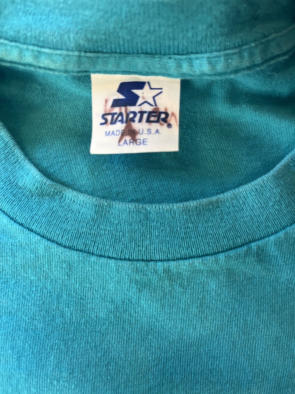 Starter Vintage Starter Charlotte Hornets Shirt Size US L / EU 52-54 / 3 - 5 Thumbnail