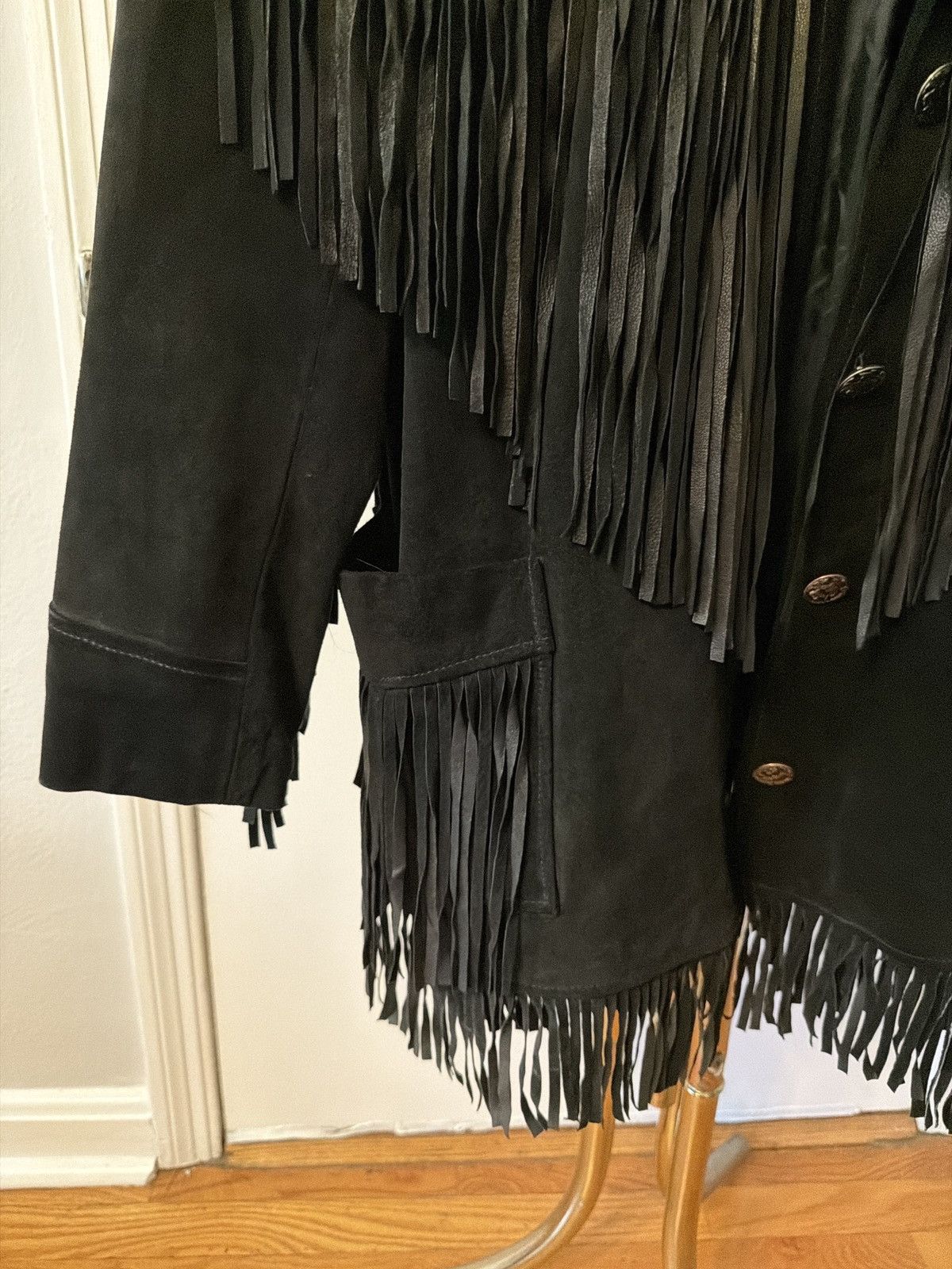 Vintage Vintage Cedars Suede Leather Fringe Western Jacket Size US M / EU 48-50 / 2 - 5 Thumbnail
