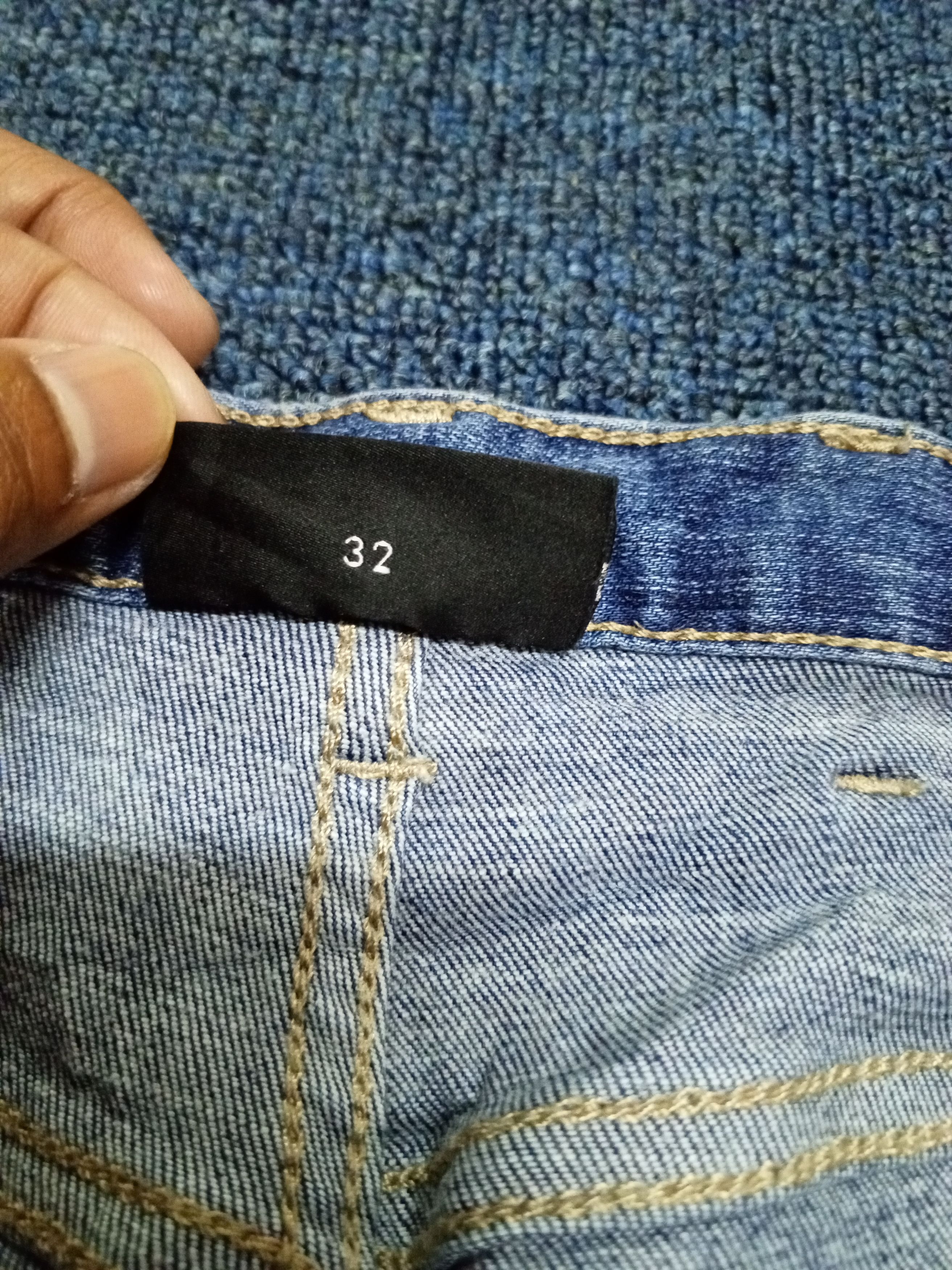 Emporio Armani × Vintage EMPORIO ARMANI JEANS BLUE Size US 34 / EU 50 - 11 Thumbnail
