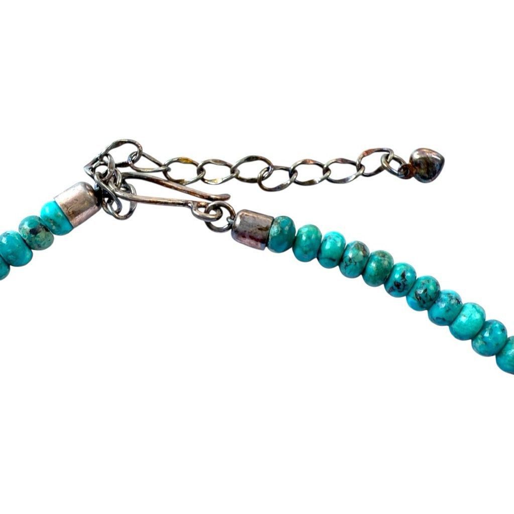 Vintage JAY KING DTR Mine Finds Genuine Turquoise Gemstone Copper Rose Gold Tone Bib Statement Necklace Designer Jewelry Size ONE SIZE - 8 Thumbnail