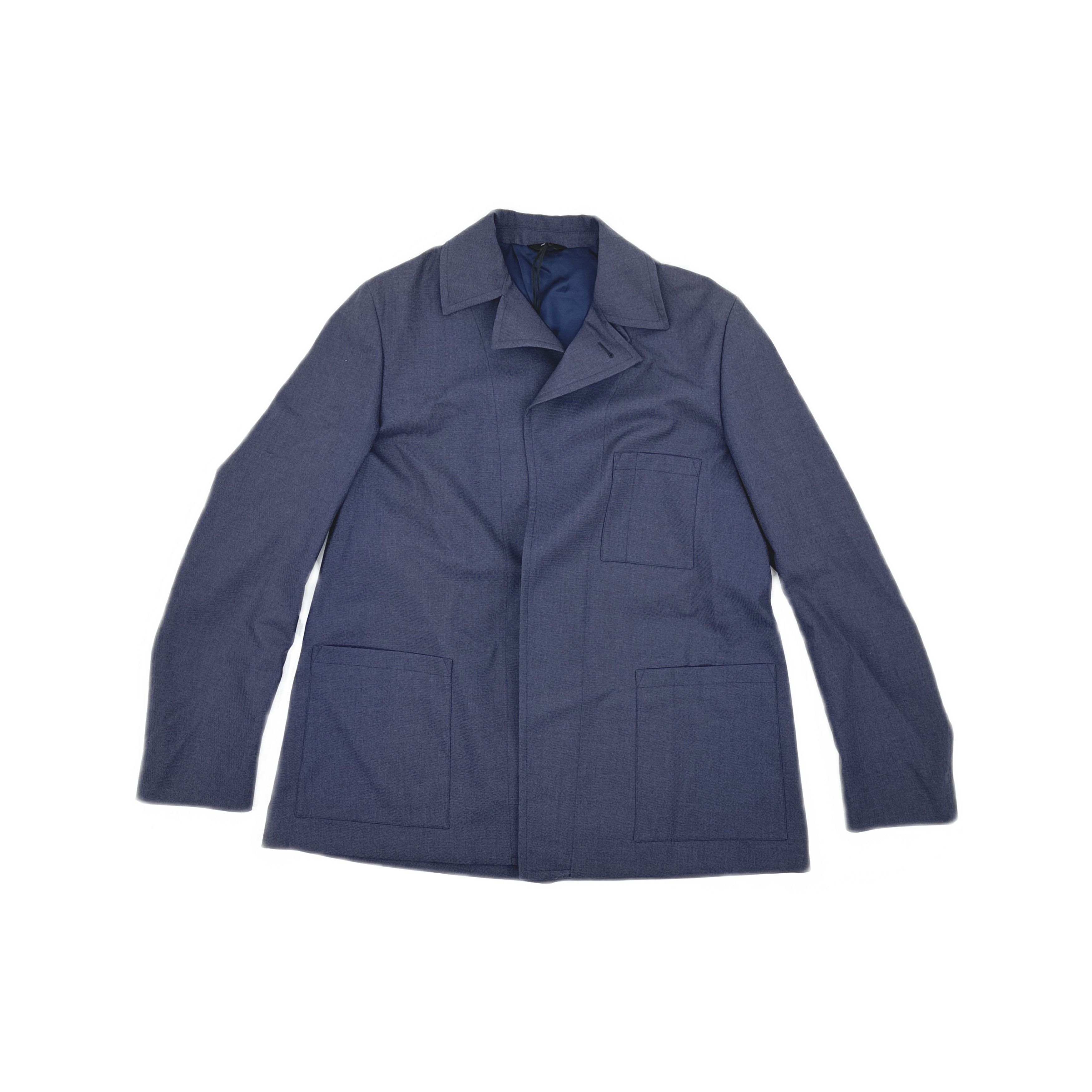 Fendi Fendi Wool Light Jacket Navy 46 Size US S / EU 44-46 / 1 - 1 Thumbnail