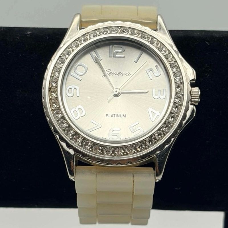 Geneva Silver Clear Geneva Men’s Watch Size ONE SIZE - 2 Thumbnail