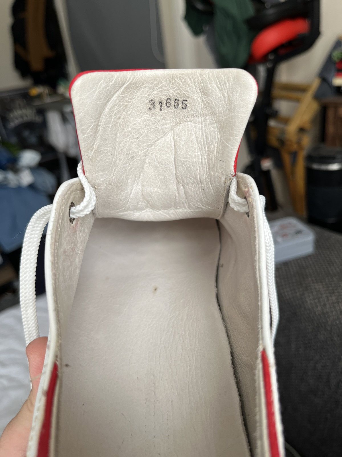 Faconnable Faconnable Made in Italy White Red Sneakers EU 40 UK 8 Size US 8 / EU 41 - 7 Thumbnail