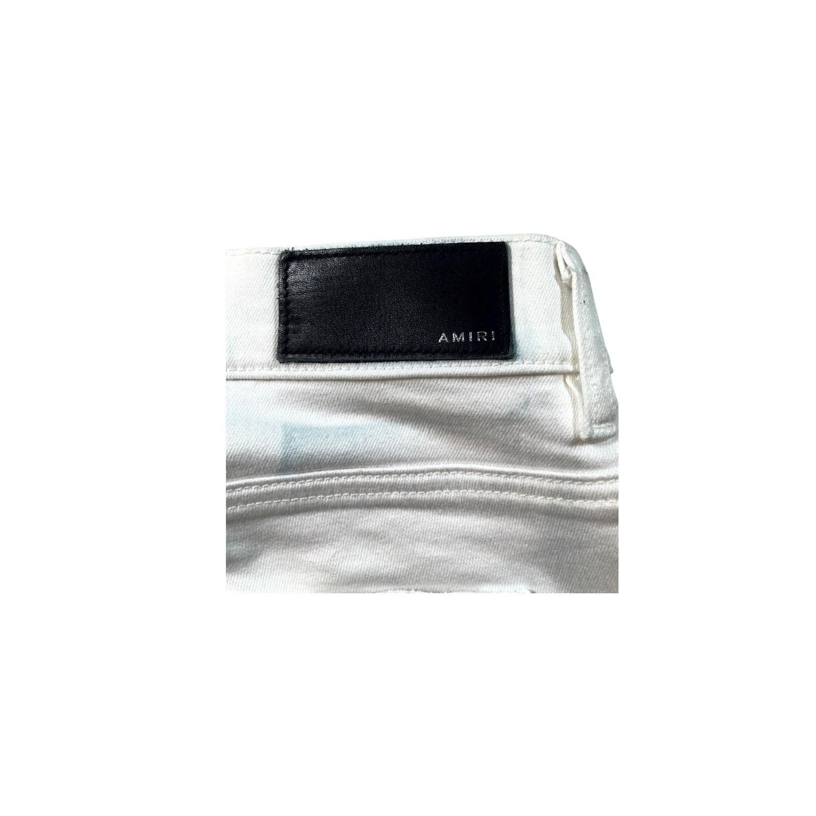 Amiri Amiri "MX1 Patch" White Jeans Size US 38 / EU 54 - 3 Thumbnail