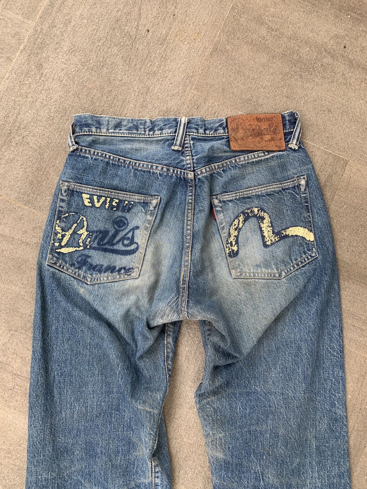 Evisu × Vintage Vintage Evisu Siotani Brothers Selvedge Jeans Size US 30 / EU 46 - 2 Thumbnail