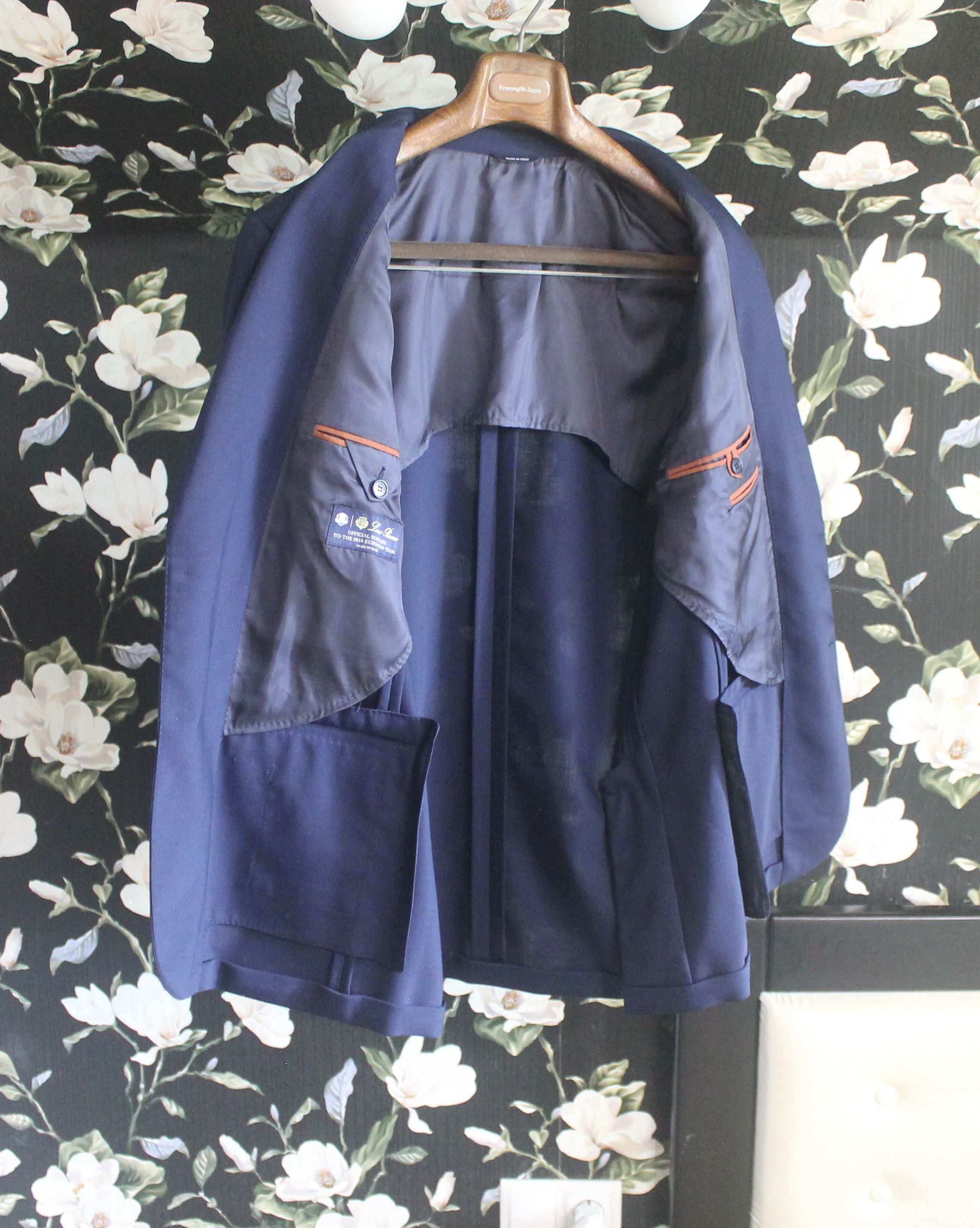 Loro Piana Loro Piana Navy Blazer Jacket Size 52R - 5 Thumbnail