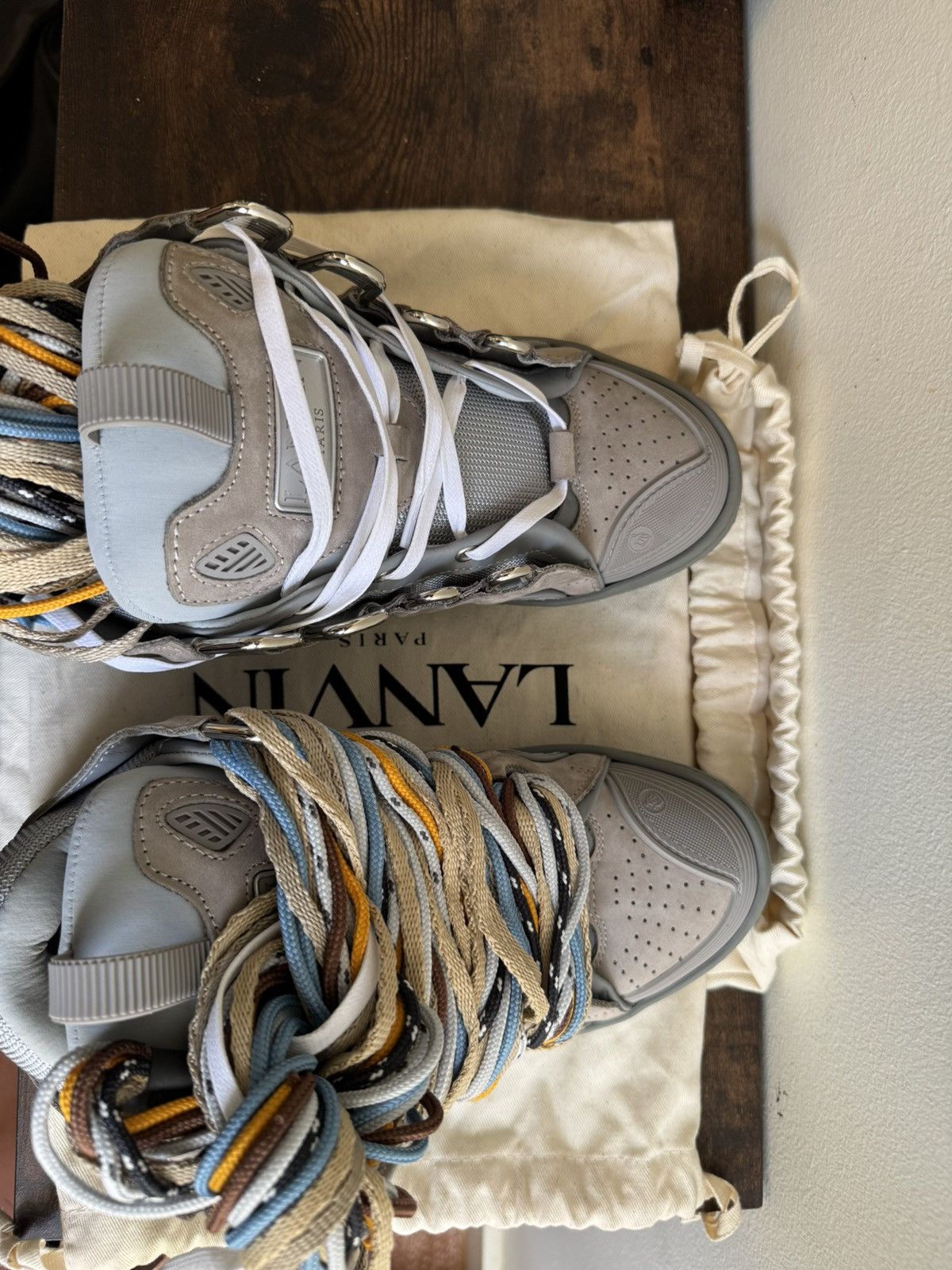 Lanvin Lanvin curb chunky lace up sneakers Size US 9 / IT 39 - 2 Thumbnail