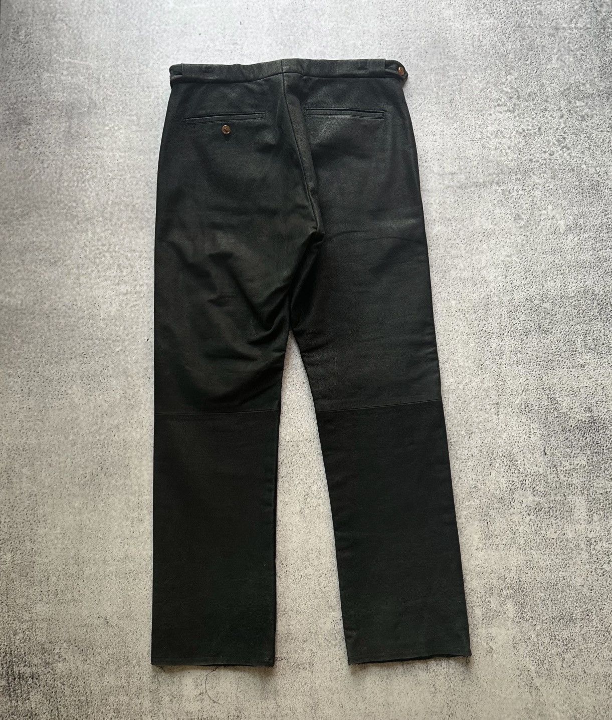 Comme des Garcons AD2002 Leather Panel Insert Trousers Size US 32 / EU 48 - 2 Thumbnail