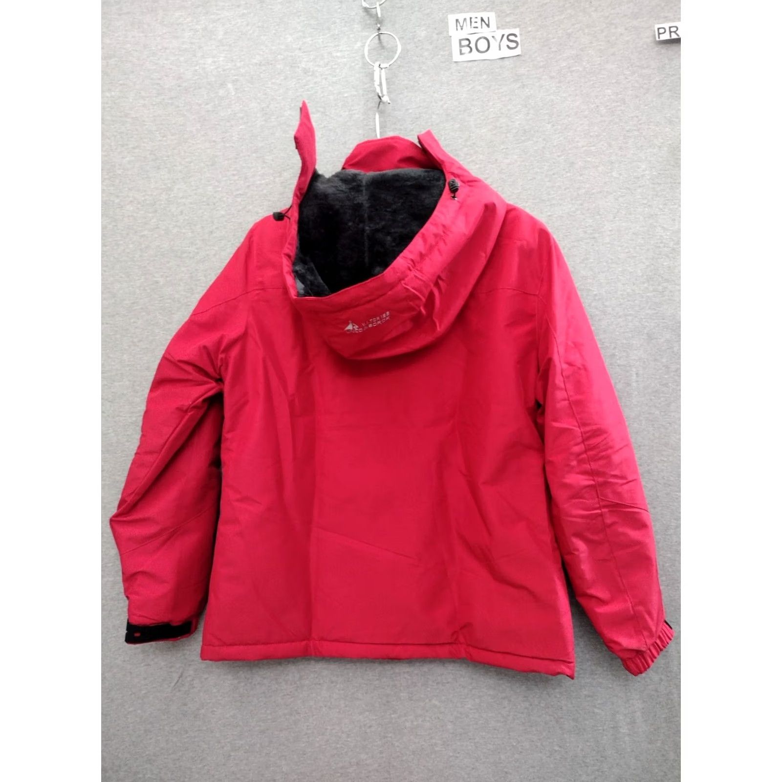 Vintage MOERDENG Jacket Winter Waterproof Hooded Full Zip M Red Mens Size US M / EU 48-50 / 2 - 2 Thumbnail