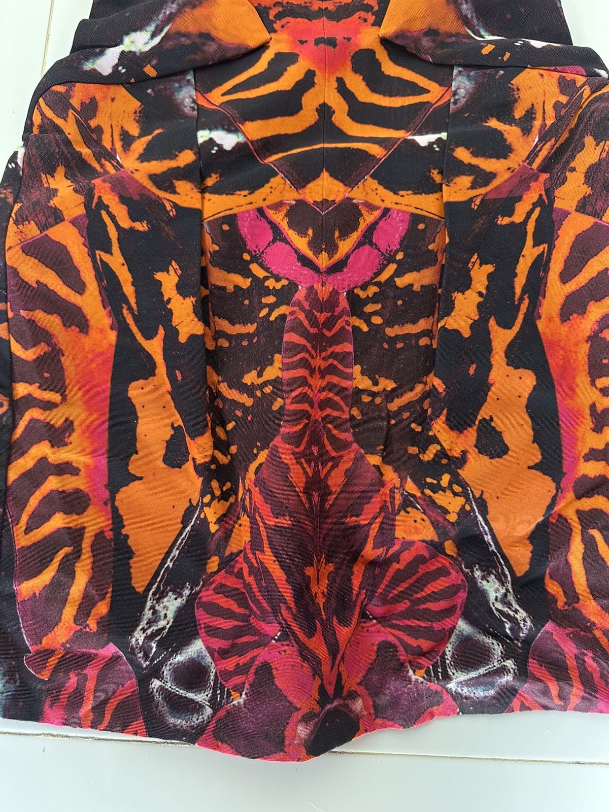 McQ Alexander McQueen Alexander Mcqueen Multi Color Abstratct Print Dress Size S / US 4 / IT 40 - 6 Thumbnail