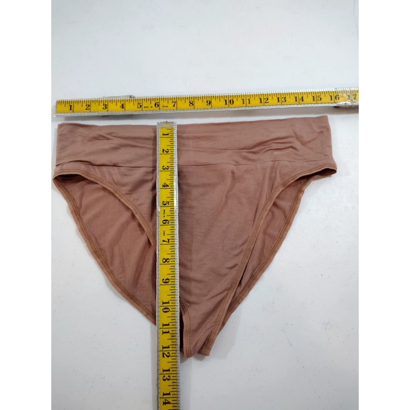 SKIMS SKIMS Panties Women Brief Sleep Color Sienna 4X Plus Size High Rise Waist Breathable Opaque Pack 1 PN-BRF-0213 Size 40" / US 18 - 4 Thumbnail