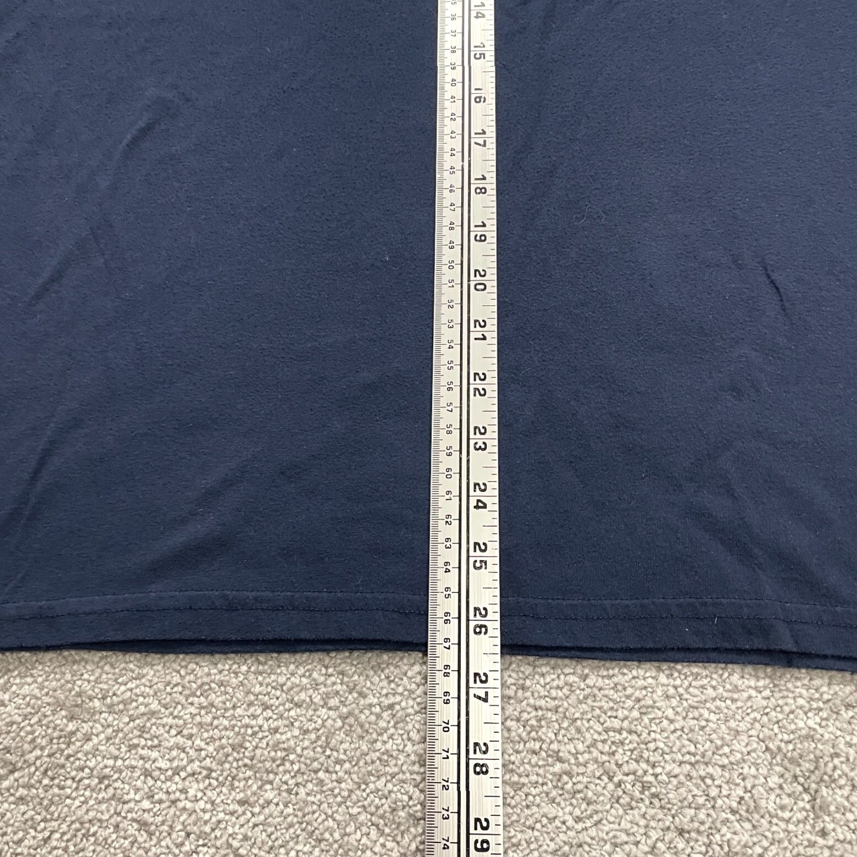 Athletic Works Athletic Works Basic Crew Neck Shirt Mens Large Blue Cotton Long Sleeve Raglan Logo Size US L / EU 52-54 / 3 - 7 Thumbnail