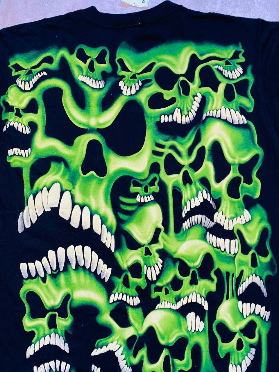 Liquid Blue × Scully × Vintage 90s Skull Pile Glow In Dark Carhartt Size US L / EU 52-54 / 3 - 5 Thumbnail