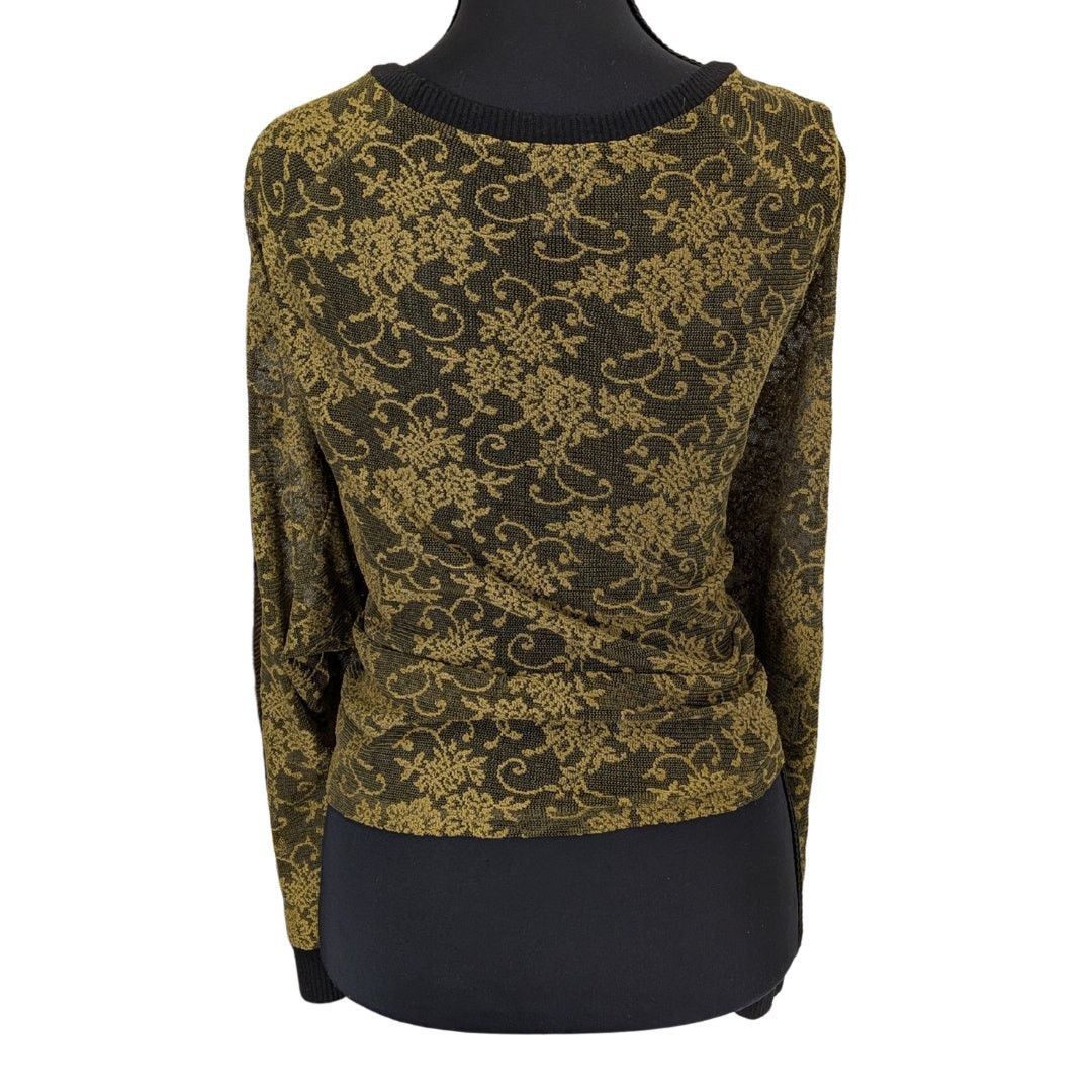 Vintage Vintage Wet Seal Sheer Baroque Top with Embroidered Filigree Size XL / US 12-14 / IT 48-50 - 2 Thumbnail