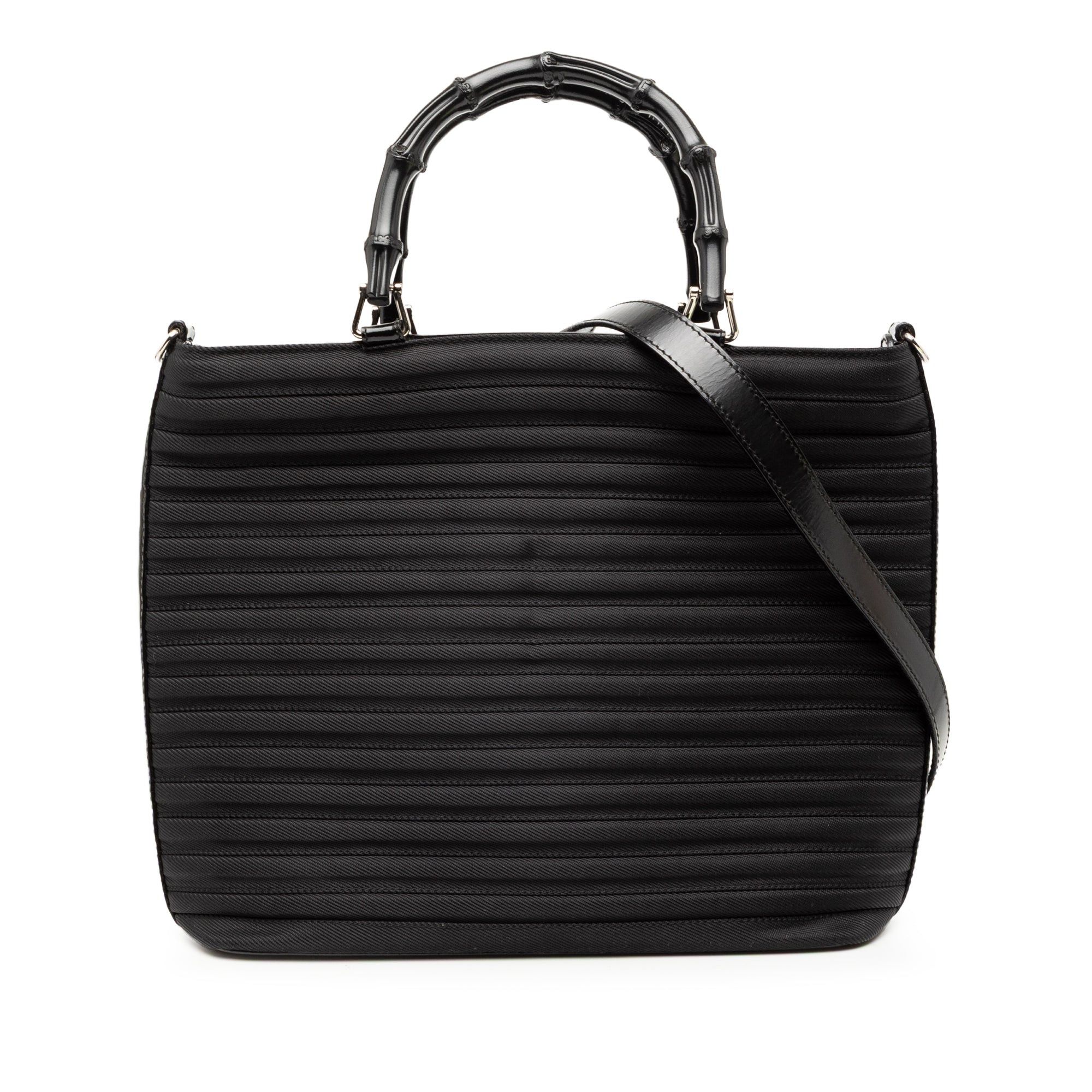 Gucci Nylon Bamboo Satchel Size ONE SIZE - 1 Thumbnail