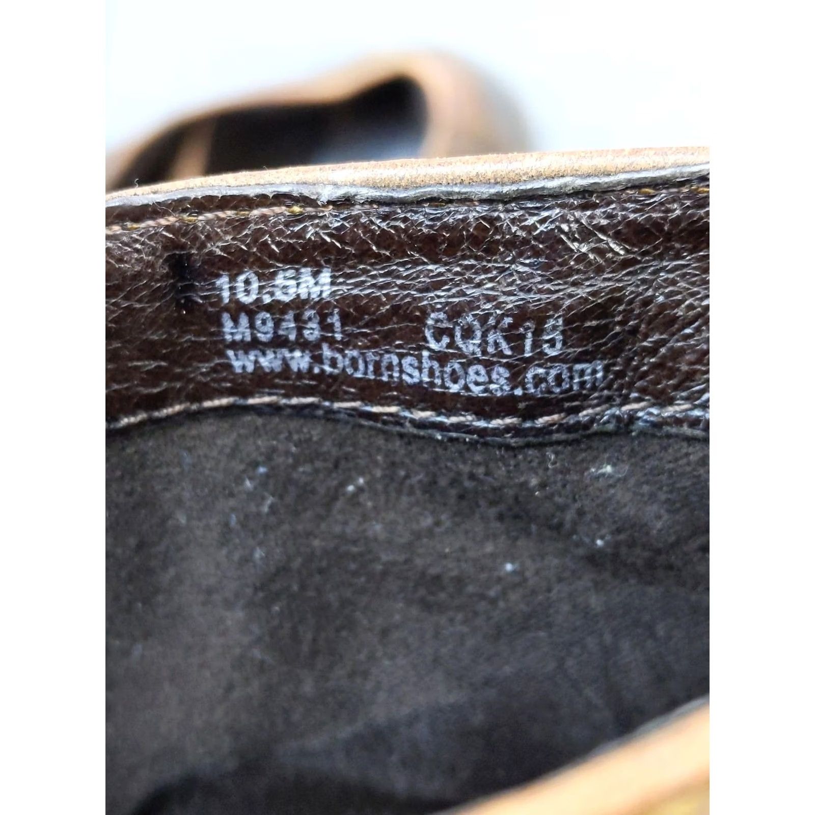 Born Born M9131 Chukka Boots Mens 10.5 Brown Leather Lace Up Ankle Casual Optional: Fall Mens Shoes Black/Brown Accessories? Size US 11 / EU 44 - 4 Thumbnail