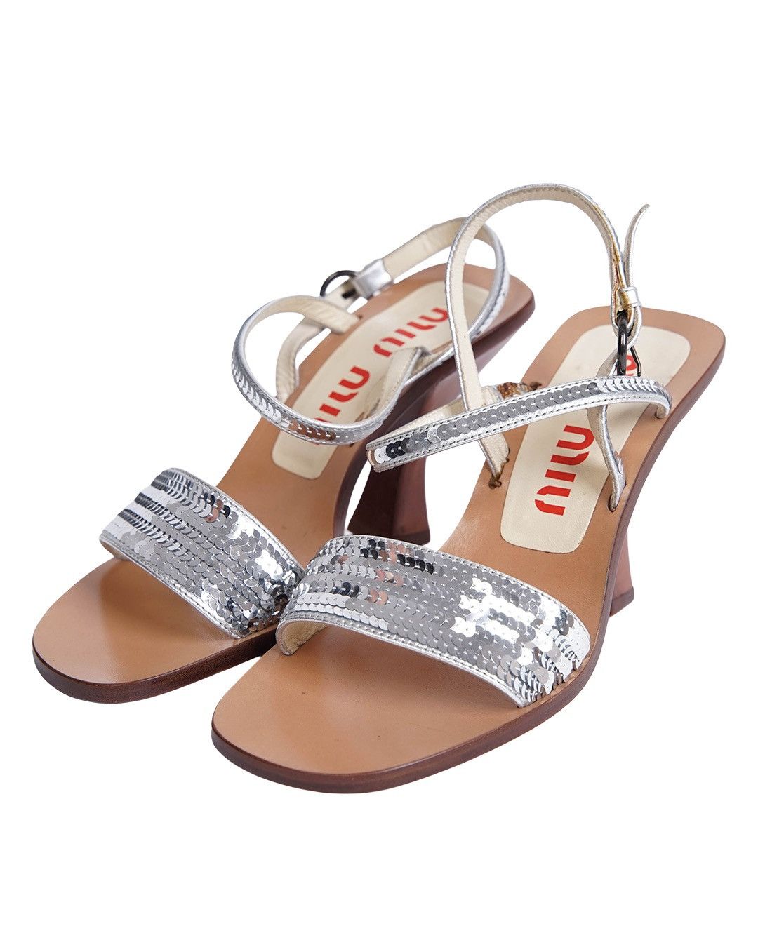 Miu Miu Miu Miu S/S1998 Sequin Heels Size US 7.5 / IT 37.5 - 2 Thumbnail