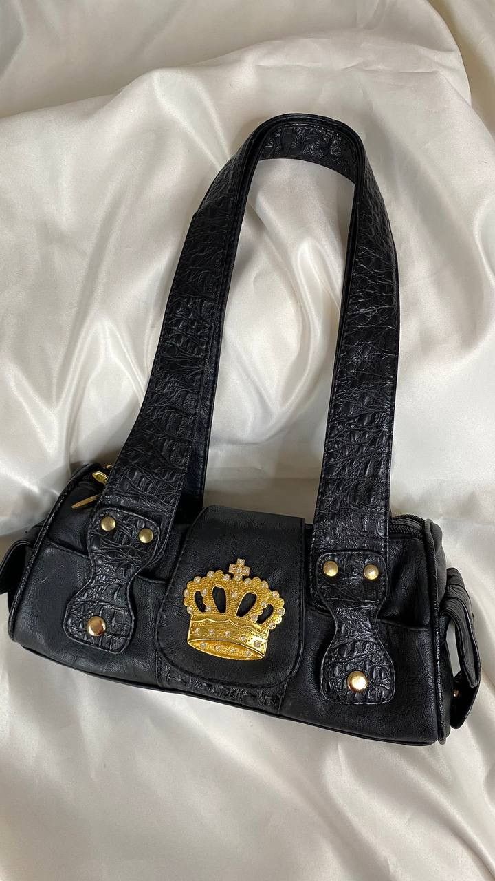 Vintage Vintage Y2K black mini shoulder bag Size ONE SIZE - 3 Thumbnail