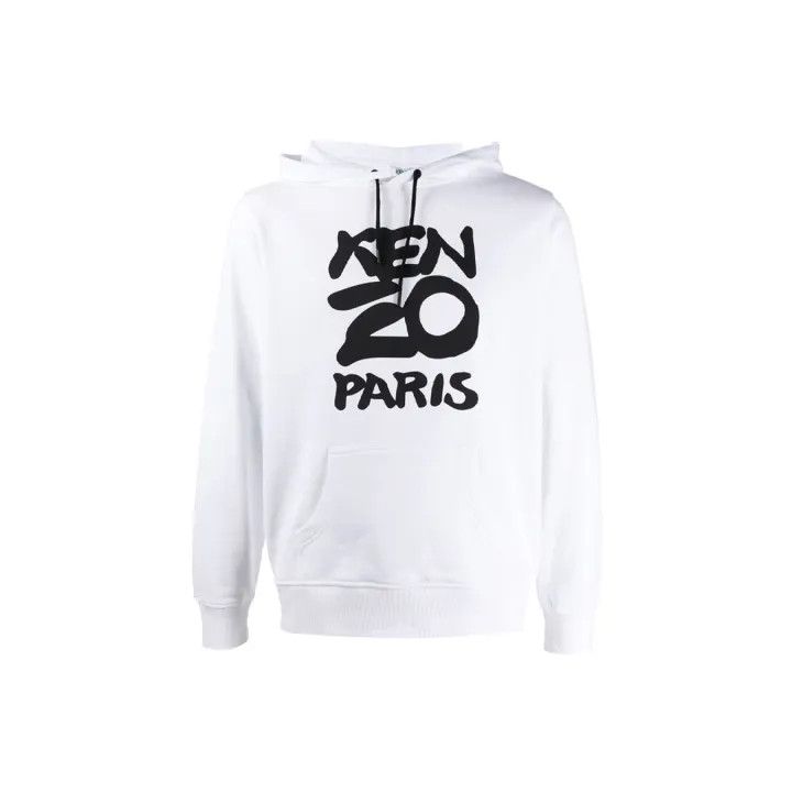 Kenzo Kenzo Logo Graphic Hoodie for Men 0079 Size US M / EU 48-50 / 2 - 1 Thumbnail
