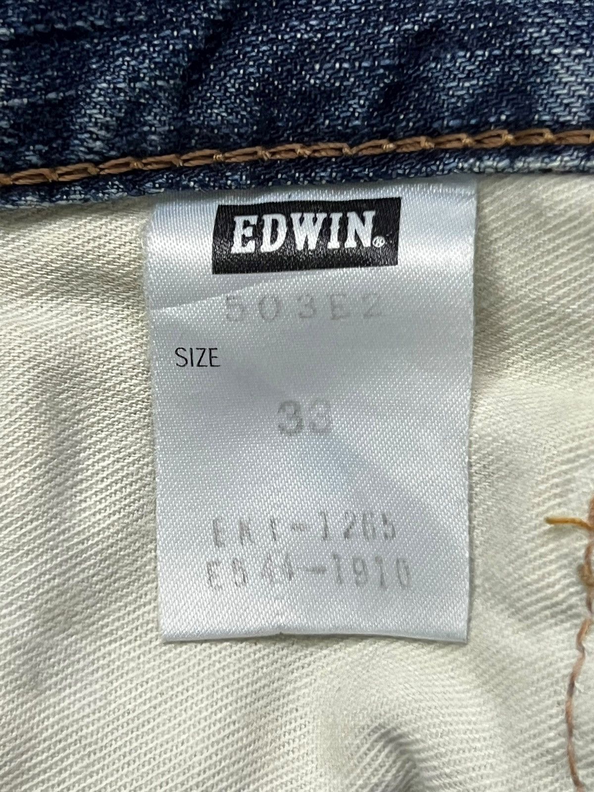 Edwin Vintage Edwin 503 Japan - Faded Rusty Wash, Distressed Jeans Size US 35 - 14 Thumbnail