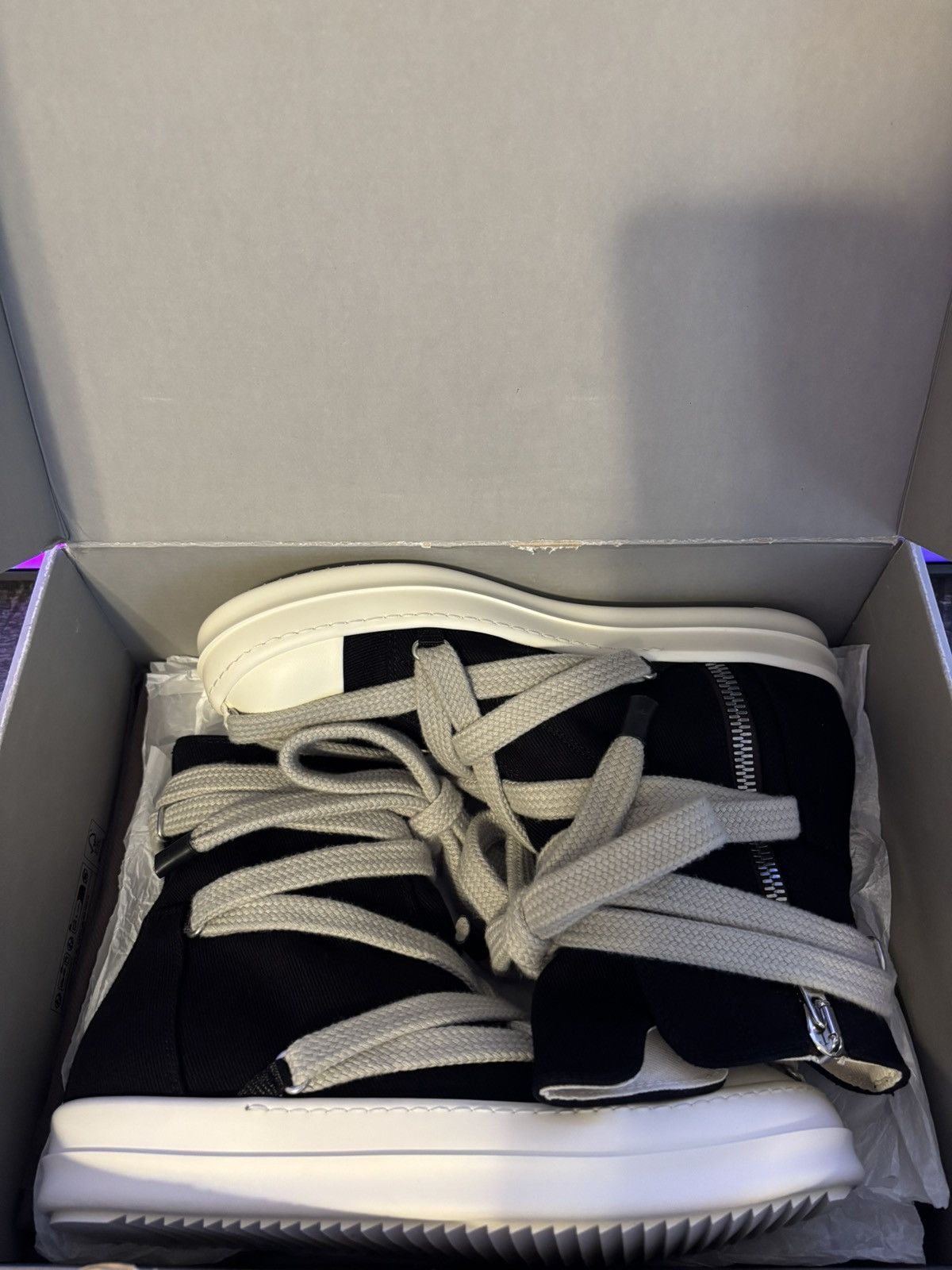 Rick Owens × Rick Owens Drkshdw Rick Owen Drkshdw Hexa Jumbo Lace Size US 8 / EU 41 - 15 Thumbnail
