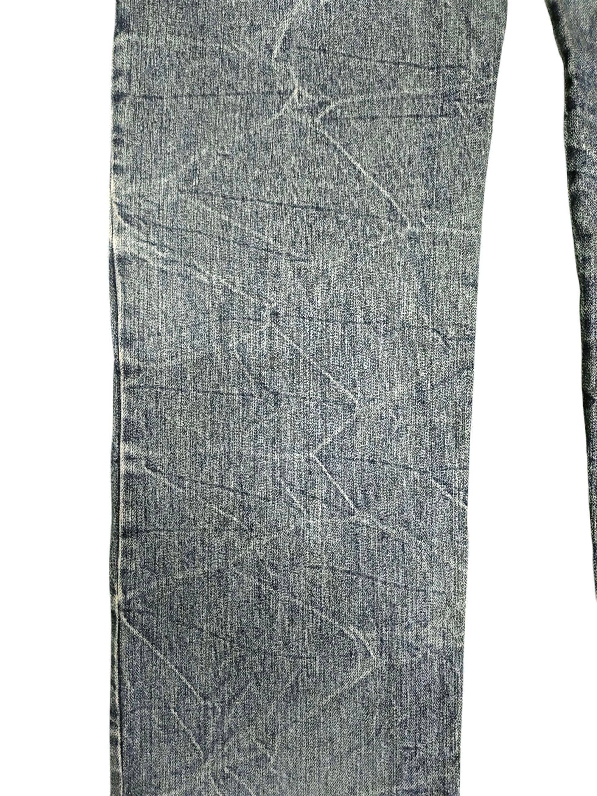 Hysteric Glamour × Undercover Japanese Brand Double Waist Clawmark Distress Faded Jeans Size US 37 - 4 Thumbnail