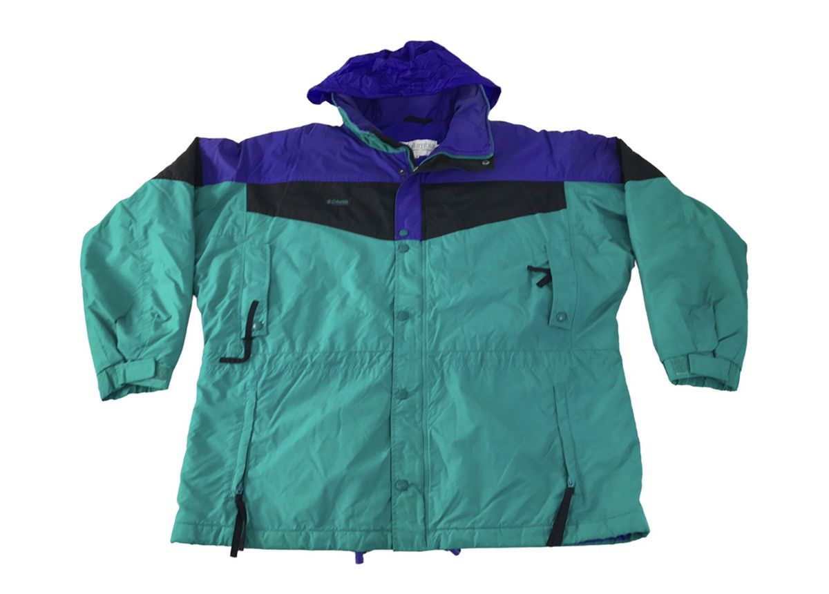 Columbia Vintage 90s Columbia Insulated Inner Multi Pockets Jacket Size US L / EU 52-54 / 3 - 1 Thumbnail