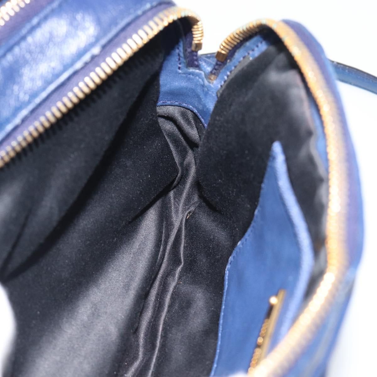 Miu Miu Borsa a tracolla Miu Miu Matelassé in pelle blu e oro, Size ONE SIZE - 19 Thumbnail