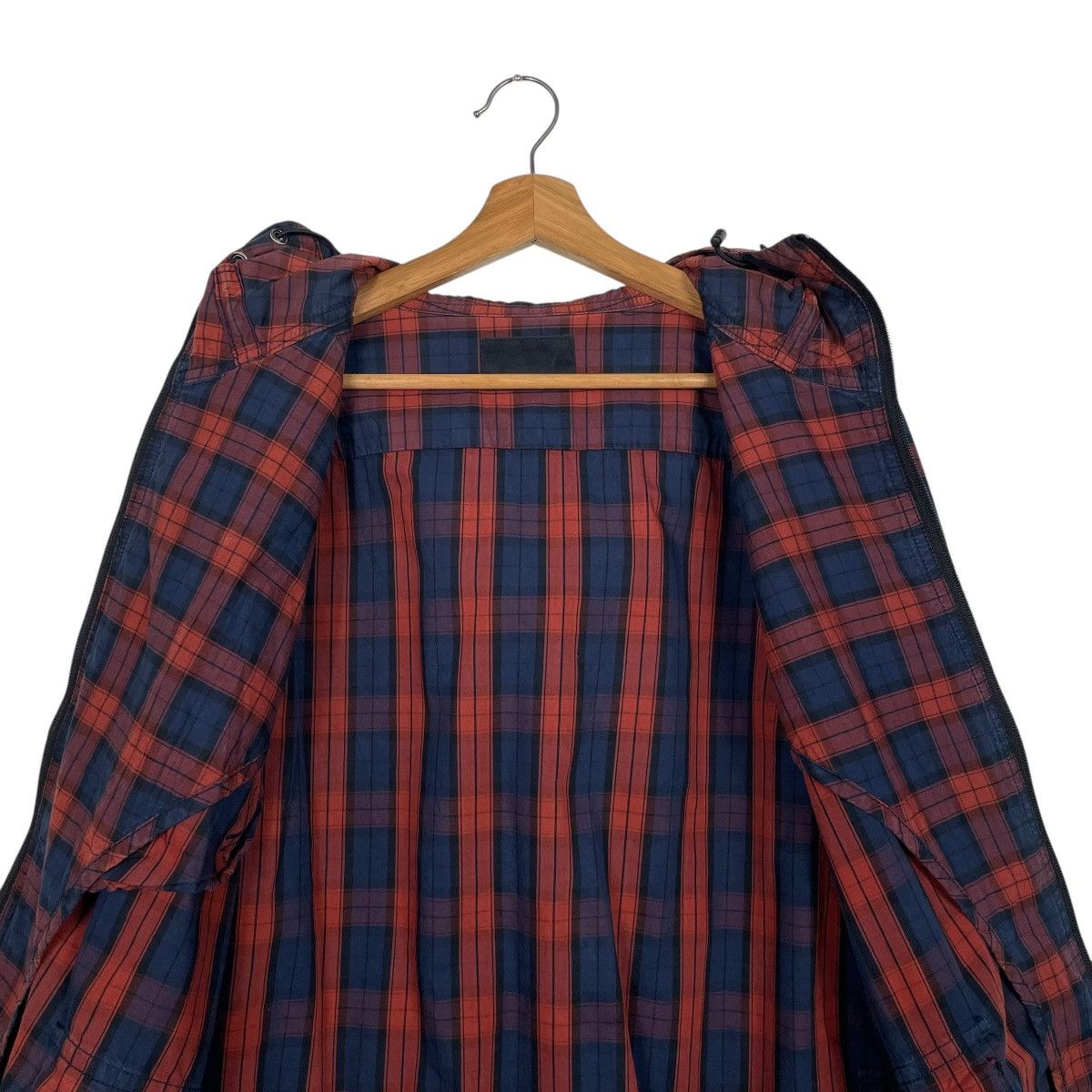 Japanese Brand Japanese Brand Sunny Clouds Hooded Tartan Jacket Size US M / EU 48-50 / 2 - 12 Thumbnail