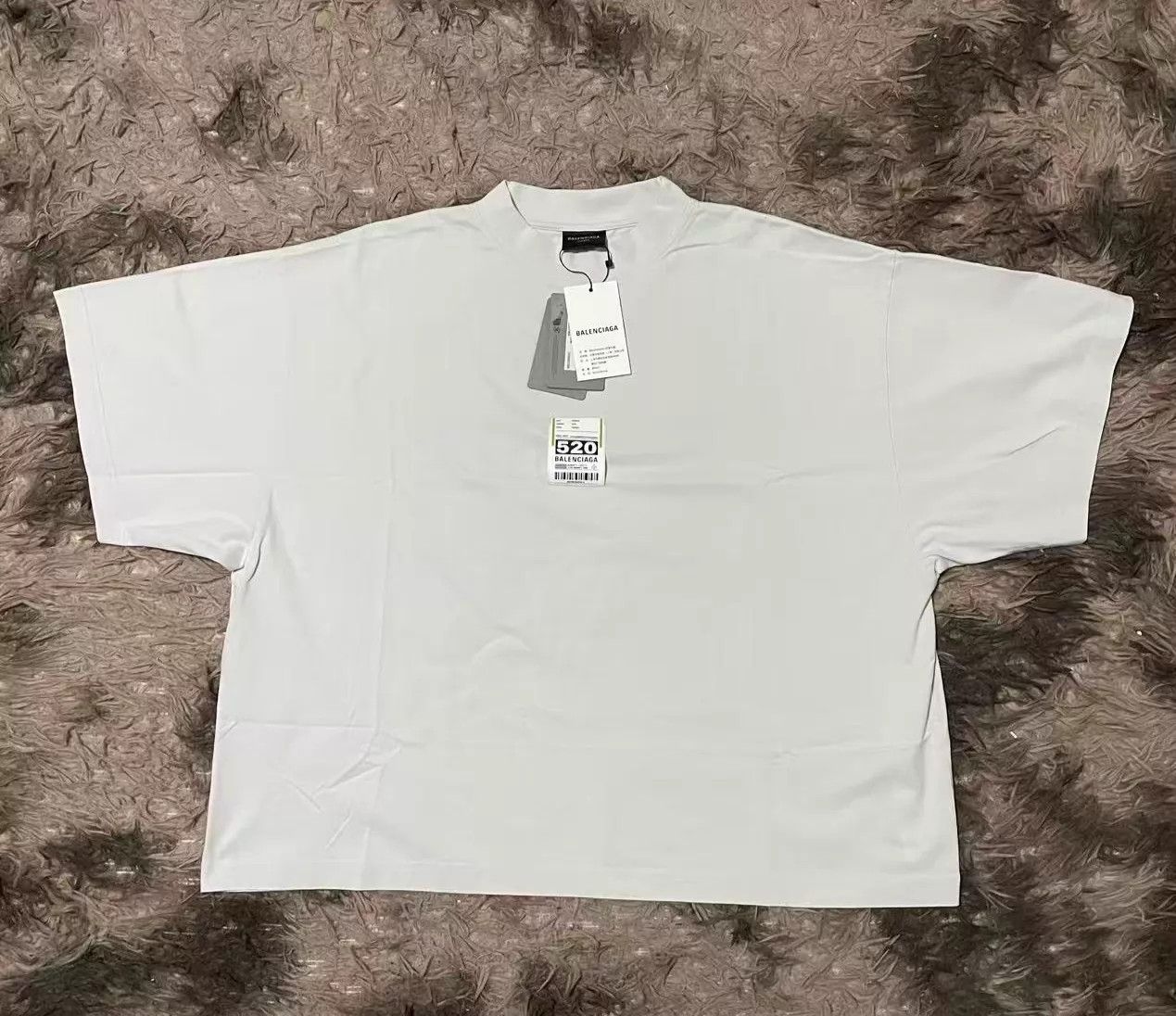 Balenciaga Balenciaga Black 520 Plane Ticket Sticker T-Shirt Size US M / EU 48-50 / 2 - 1 Thumbnail