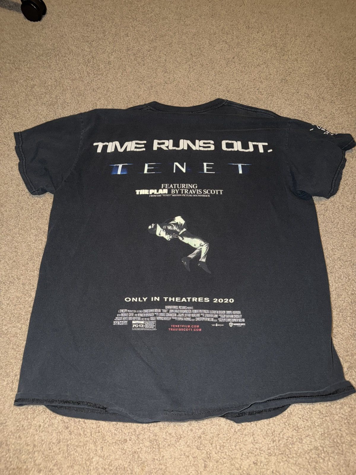 Travis Scott Cactus Jack Tenet T-shirt Size US M / EU 48-50 / 2 - 3 Thumbnail
