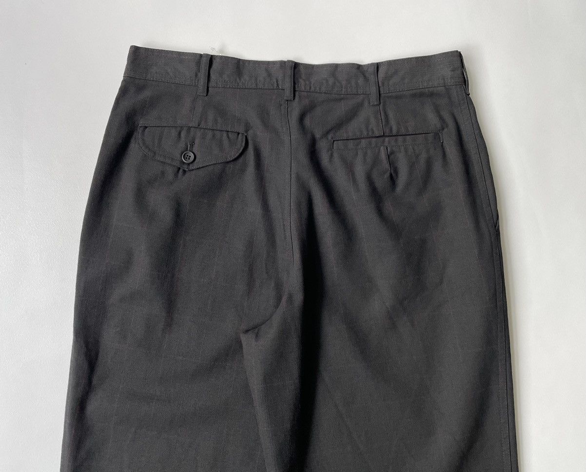 Comme des Garcons Black Cotton Check Print Trousers Size US 32 / EU 48 - 13 Thumbnail