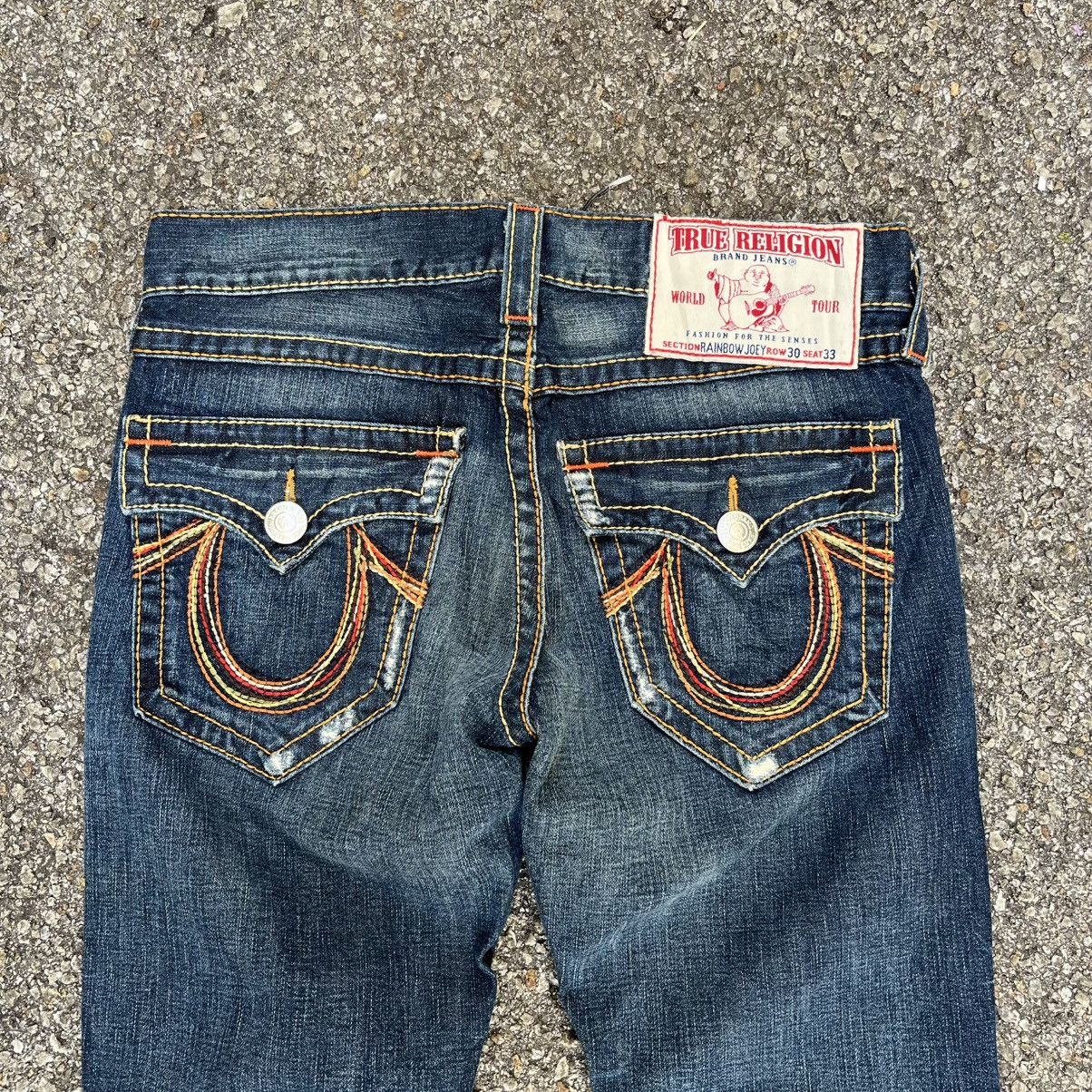True Religion Flared True Religion Rainbow Joey Jeans Boot Cut Denim Size US 30 / EU 46 - 12 Thumbnail