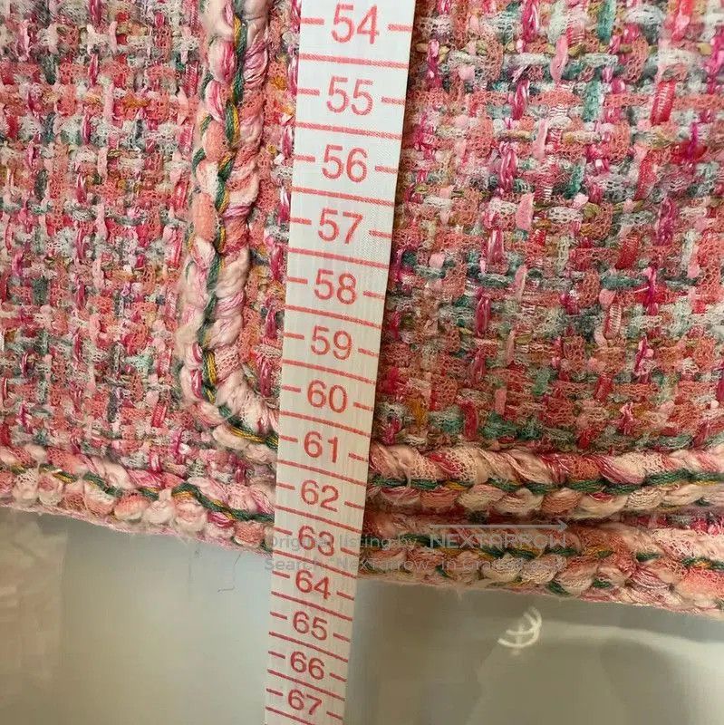 Chanel Chanel Spring Autumn Coral Red Cotton Cardigan . Size S / US 4 / IT 40 - 8 Thumbnail