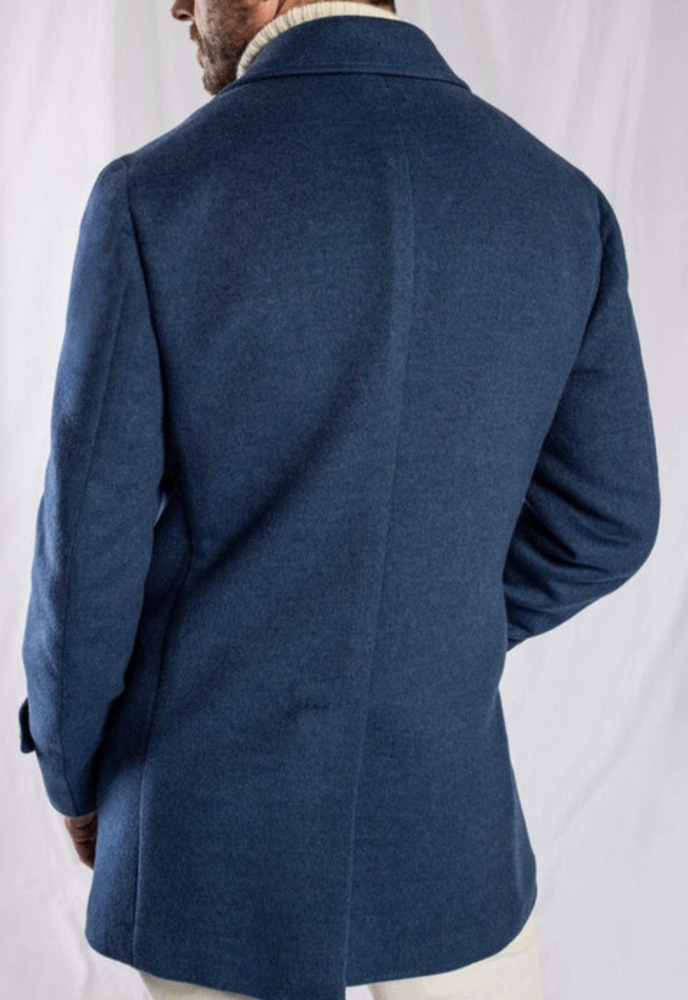 Isaia Napolii Isaia Napoli Mens Luxury Cashmere/Silk Blue Blazer Size US M / EU 48-50 / 2 - 23 Thumbnail