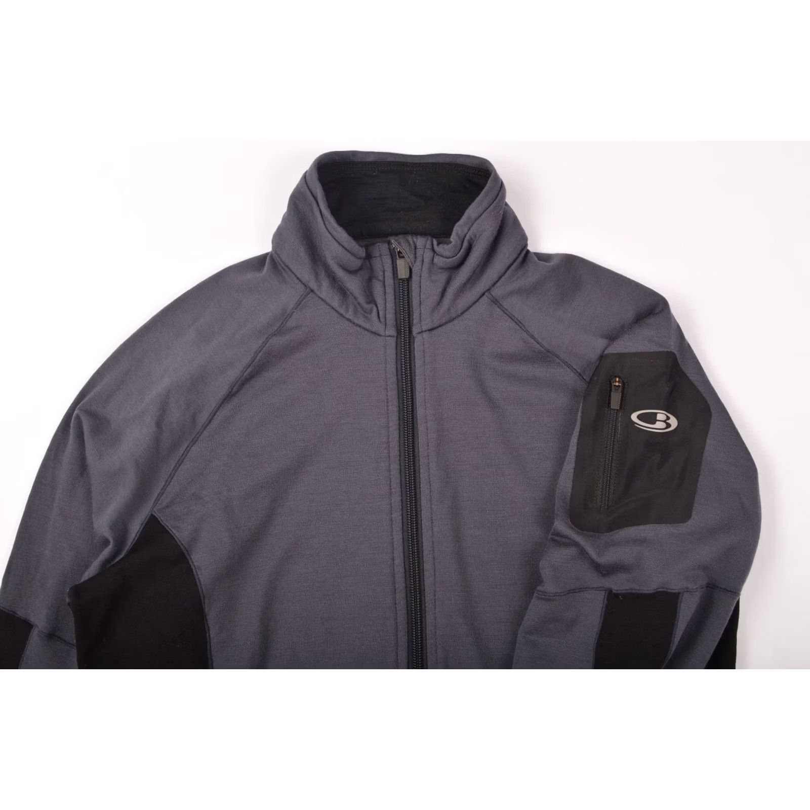 Icebreaker Icebreaker W Atom LS Full Zip Merino GT Top Sweater Woman L Gray N/A 101474002 Size L / US 10 / IT 46 - 2 Thumbnail