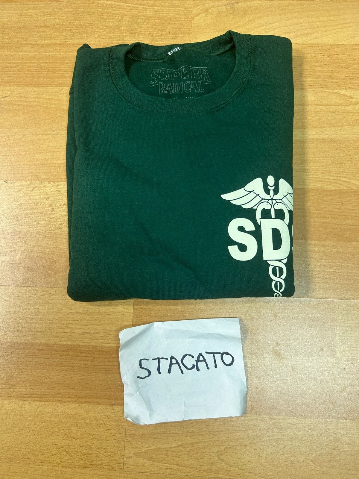 Superrradical × Tyler Grosso Superrradical Tyler Grosso Delivery Crewneck Green Size US S / EU 44-46 / 1 - 5 Thumbnail