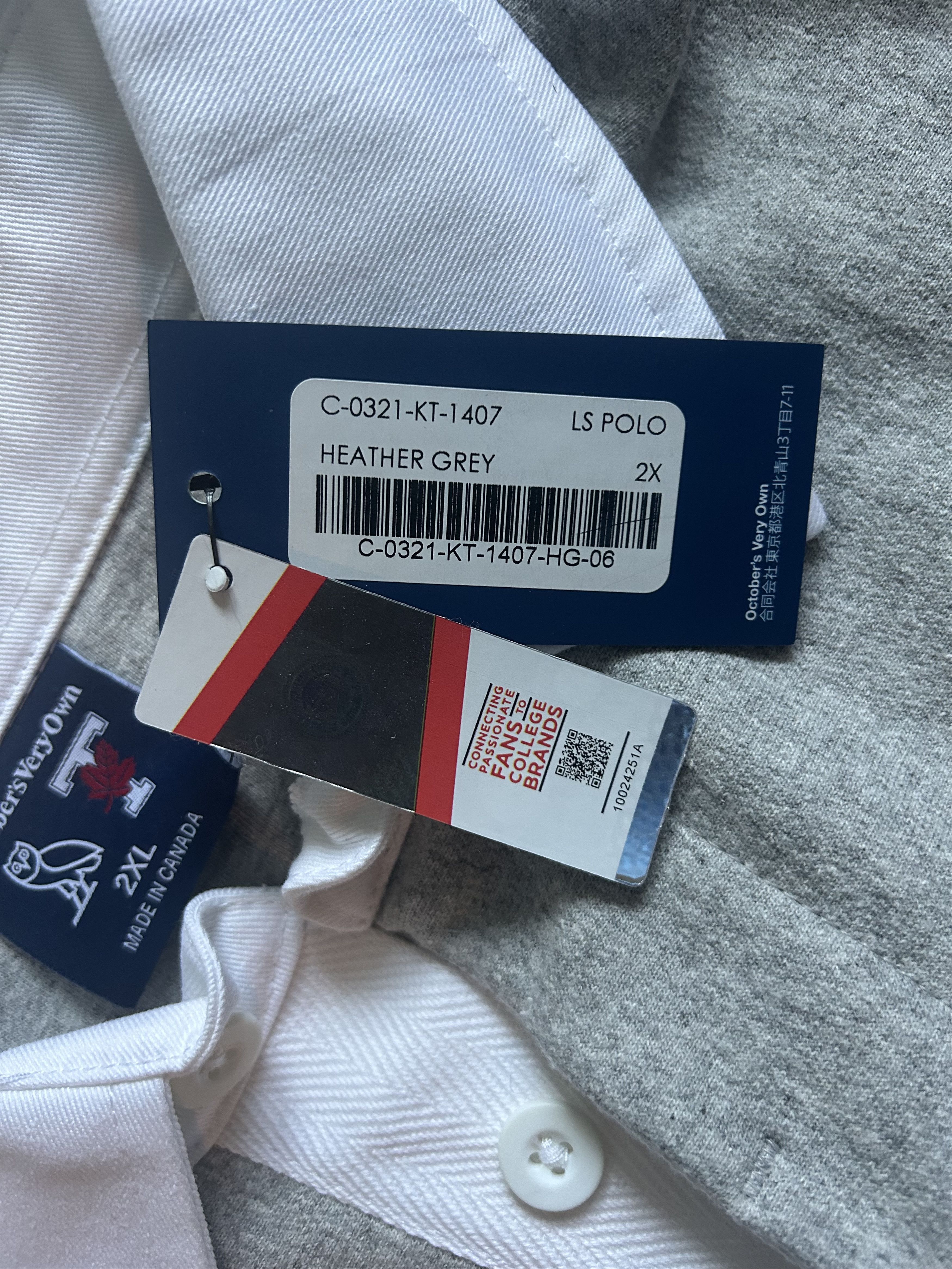 October's Very Own OVO X University of Toronto (UofT) Rugby Size US XXL / EU 58 / 5 - 8 Thumbnail