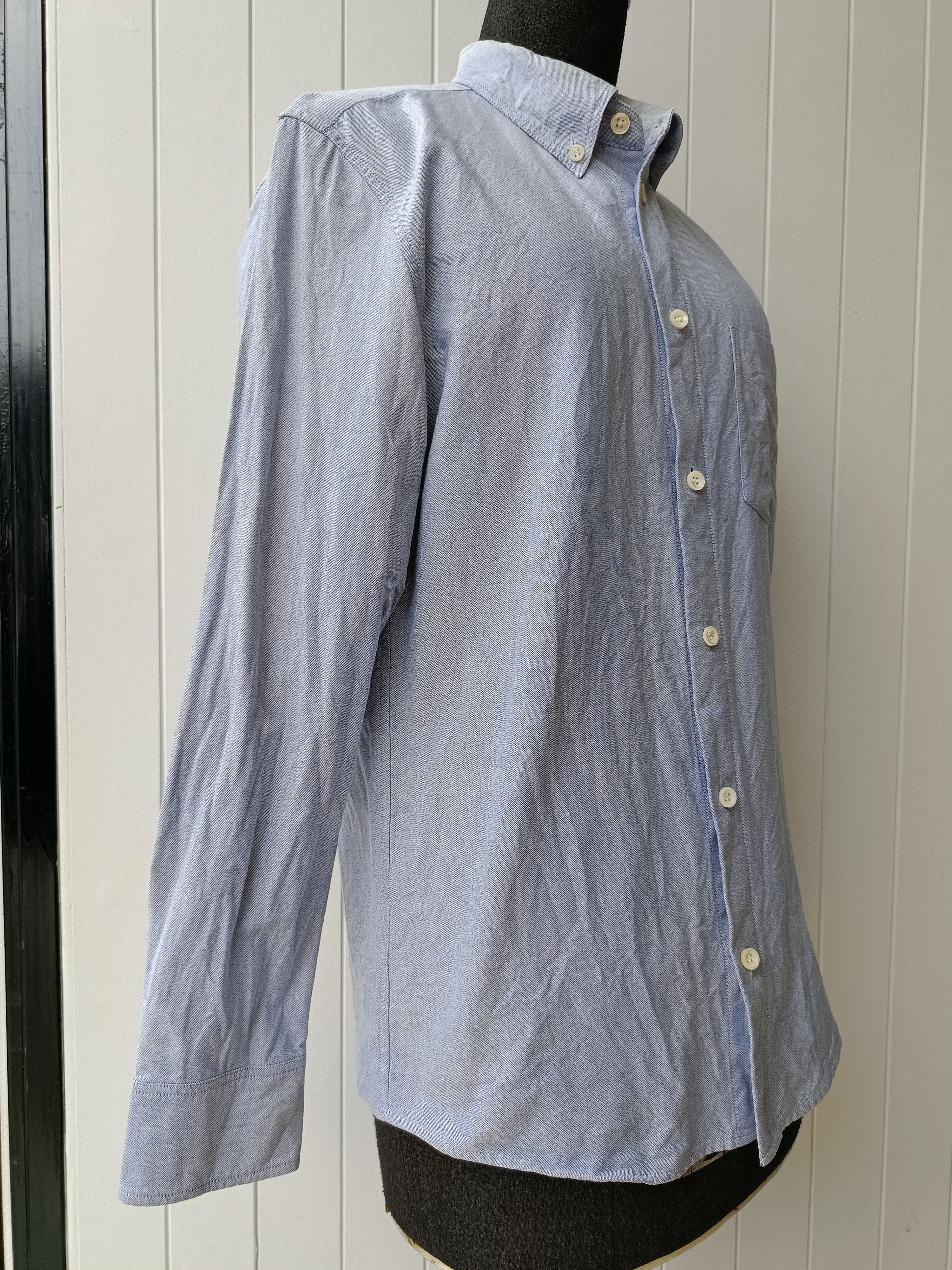 A.P.C. APC A.P.C. Rue Madame Paris blue oxford shirt XS Size US XS / EU 42 / 0 - 6 Thumbnail