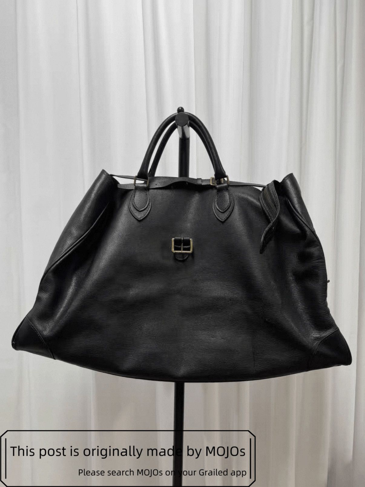 Comme des Garcons Comme Des Garcons 80S Leather Boston Bag mojos15 Size ONE SIZE - 4 Thumbnail